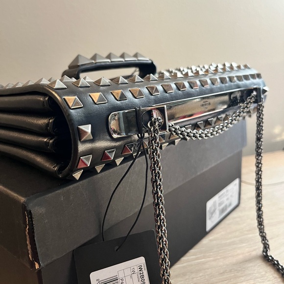 Valentino VaVa Voom Studded Shoulder/Crossbody Bag - Picture 7 of 11